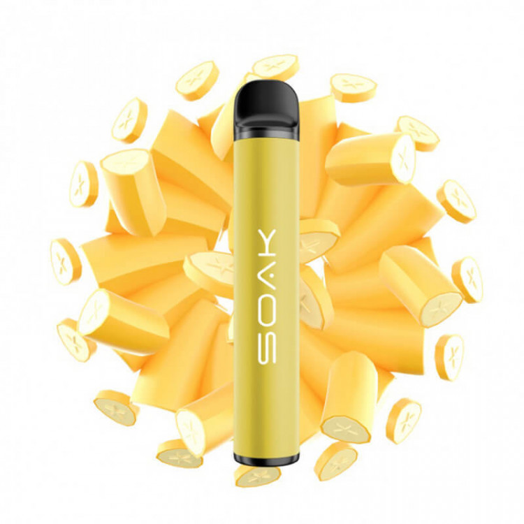 Одноразовая электронная сигарета SOAK X - Banana (Банан)