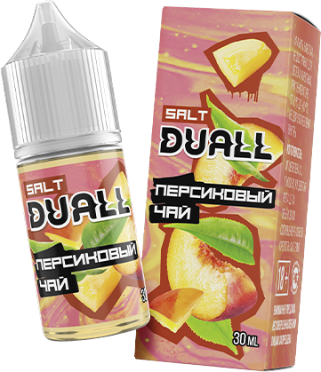 Жидкость DUALL Hard Salt Ultra - Персиковый Чай 30 мл (20 Ultra)