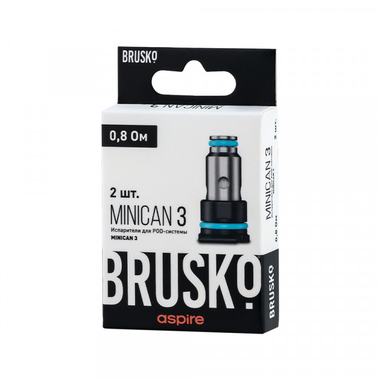 Испаритель BRUSKO MINICAN 3 Mesh 0.8 Ом 1 шт