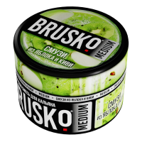 Бестабачная смесь BRUSKO Medium - Смузи из яблока и киви 50 гр